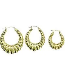 10K Gold Shrimp Earrings