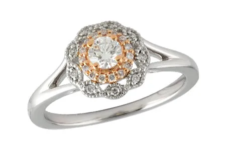 14 Karat White And Rose Gold Complete Set