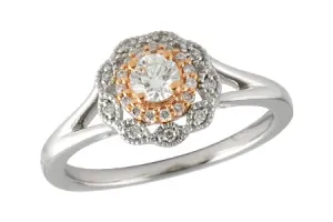 14 Karat White And Rose Gold Complete Set