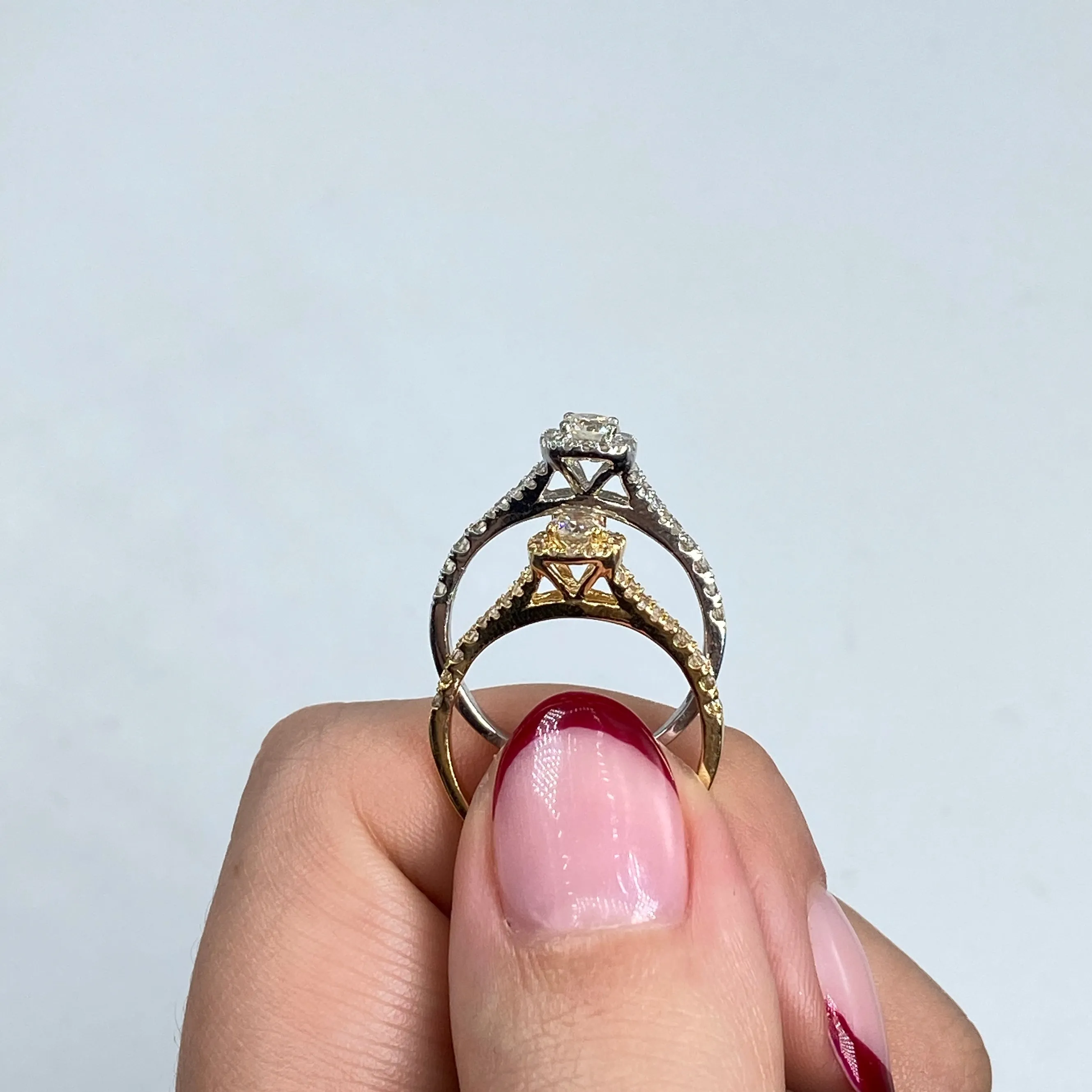 14K Diamond Beloved Engagement Ring
