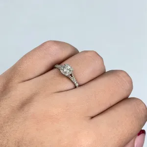14K Diamond Beloved Engagement Ring