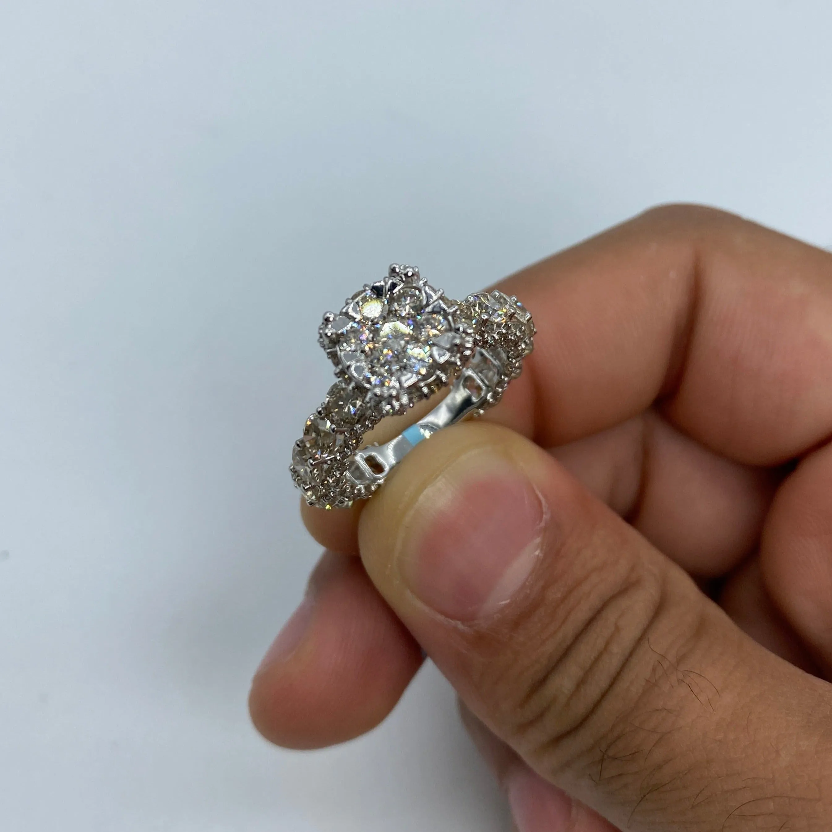 14K Jumbo Engagement Diamond Ring