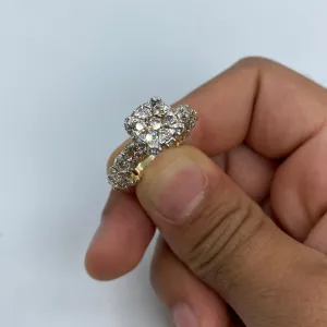 14K Jumbo Engagement Diamond Ring