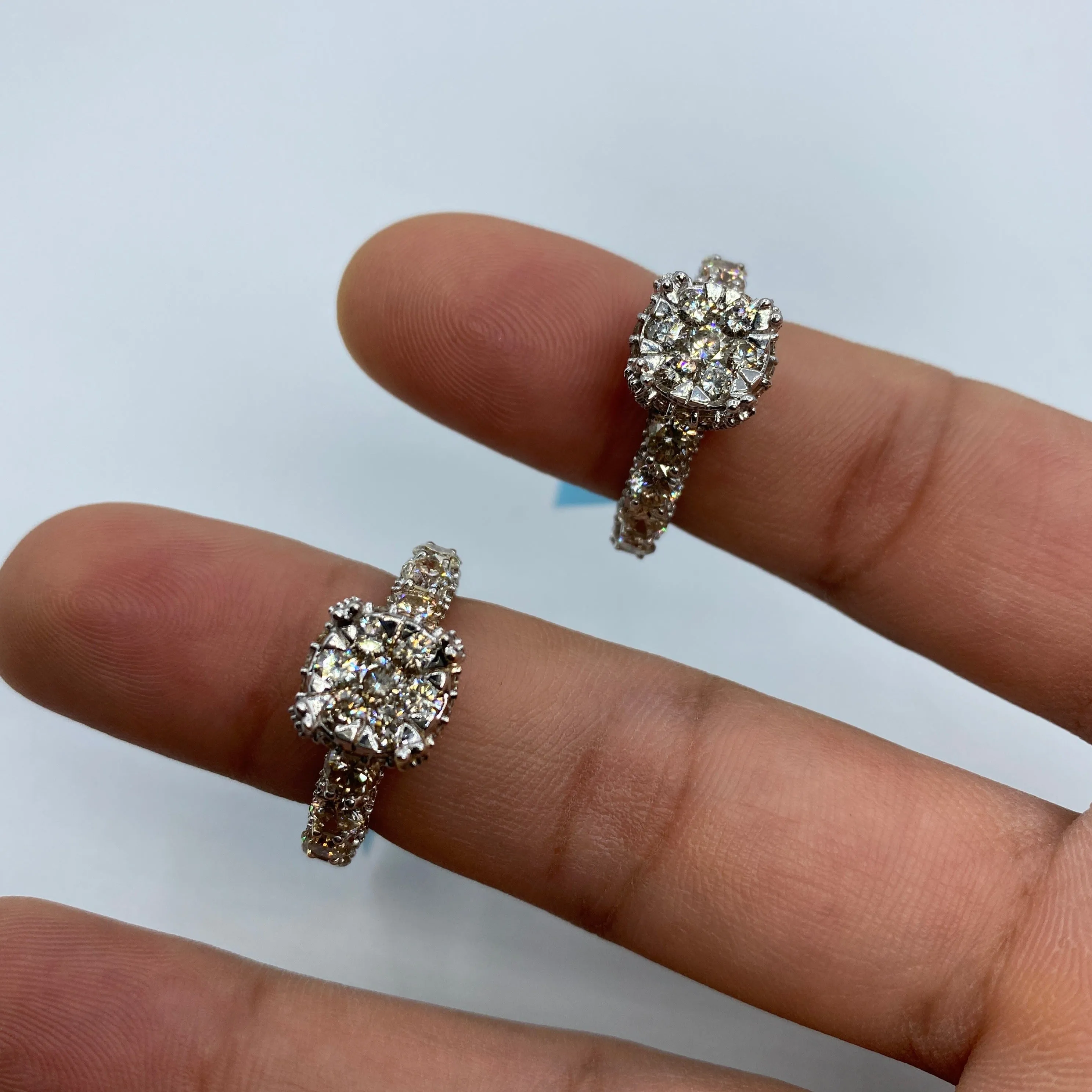 14K Jumbo Engagement Diamond Ring