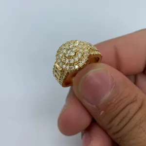 14K Ladies Diamond Baguette Ring