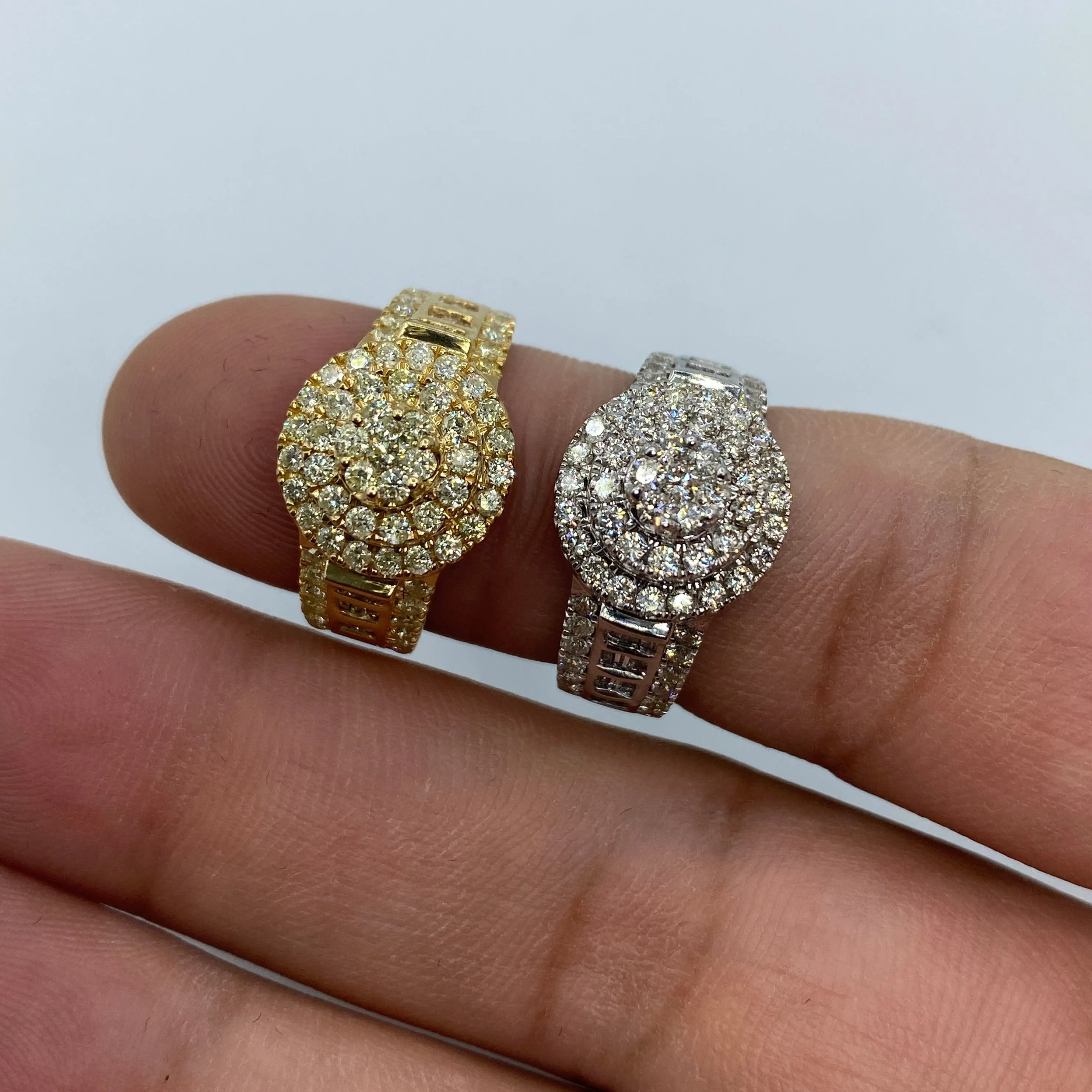 14K Ladies Diamond Baguette Ring