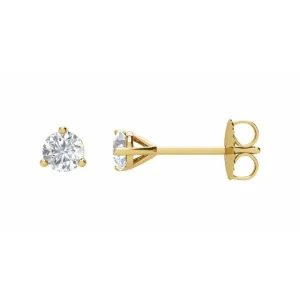 14K Yellow Gold 1/4 CTW Natural Diamond Stud Earrings
