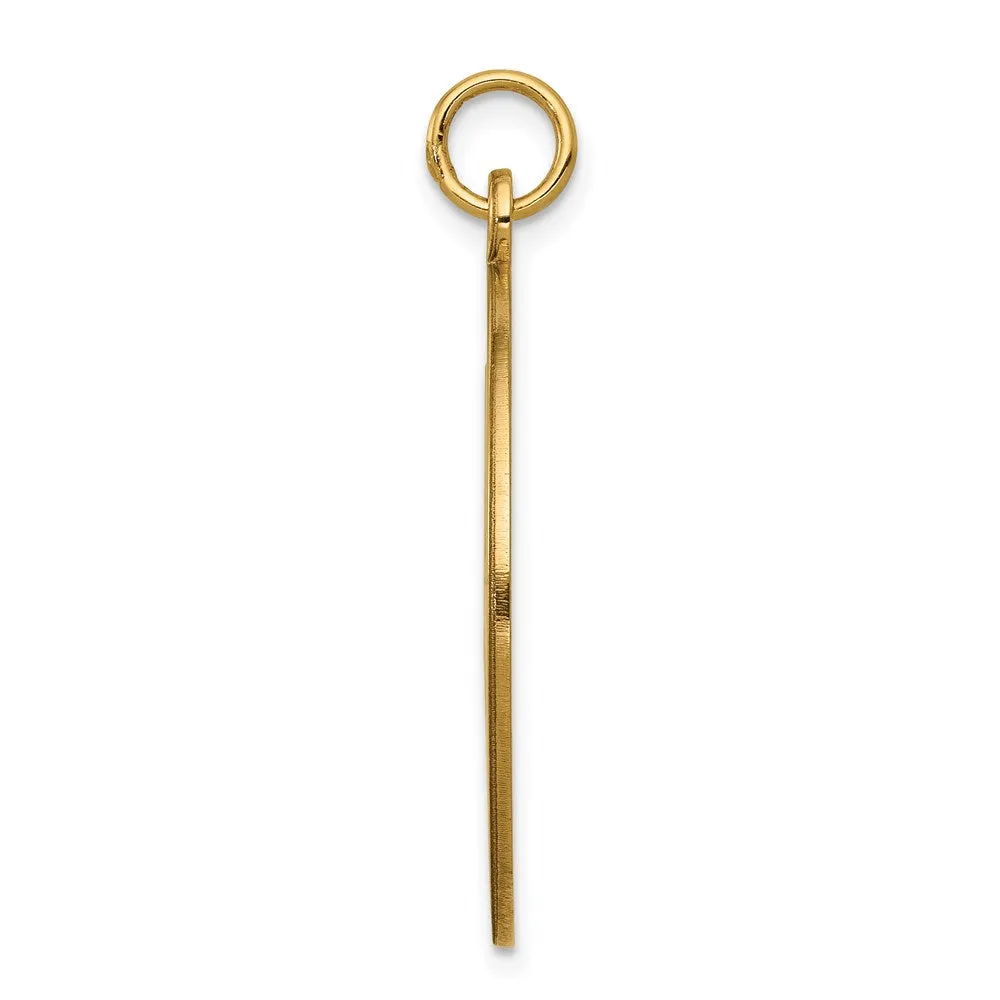 14k Yellow Gold Medical Jewelry Unenameled Pendant