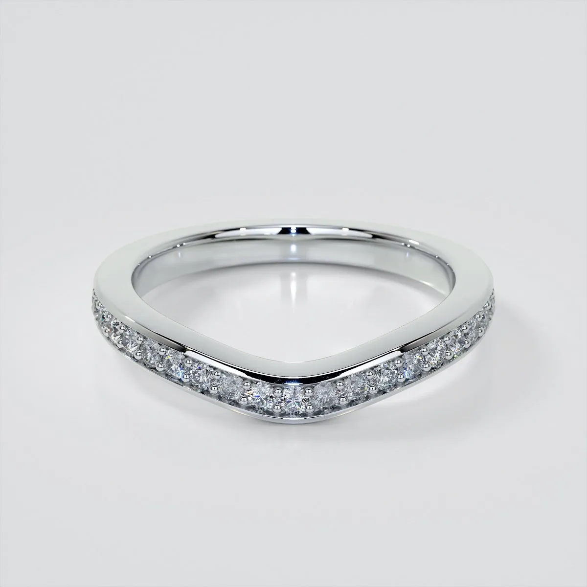 1.5Ct Pear Cut Lab Grown Diamond VS1 Clarity  | G-Color Engagement Ring in 18K White Gold