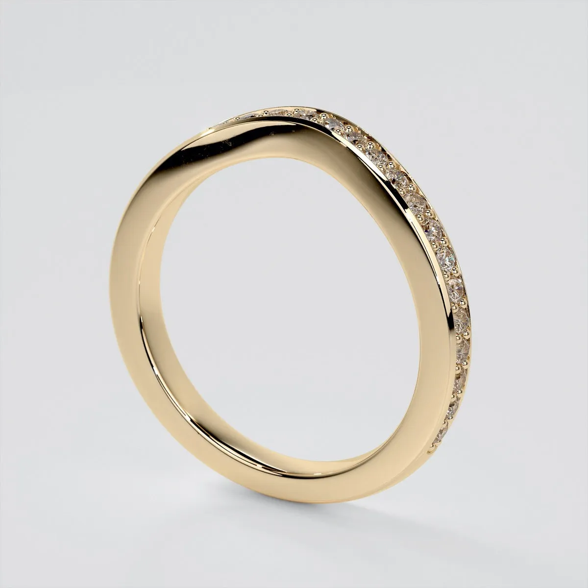 1.5Ct Pear Cut Lab Grown Diamond VS1 Clarity  | G-Color Engagement Ring in 18K White Gold