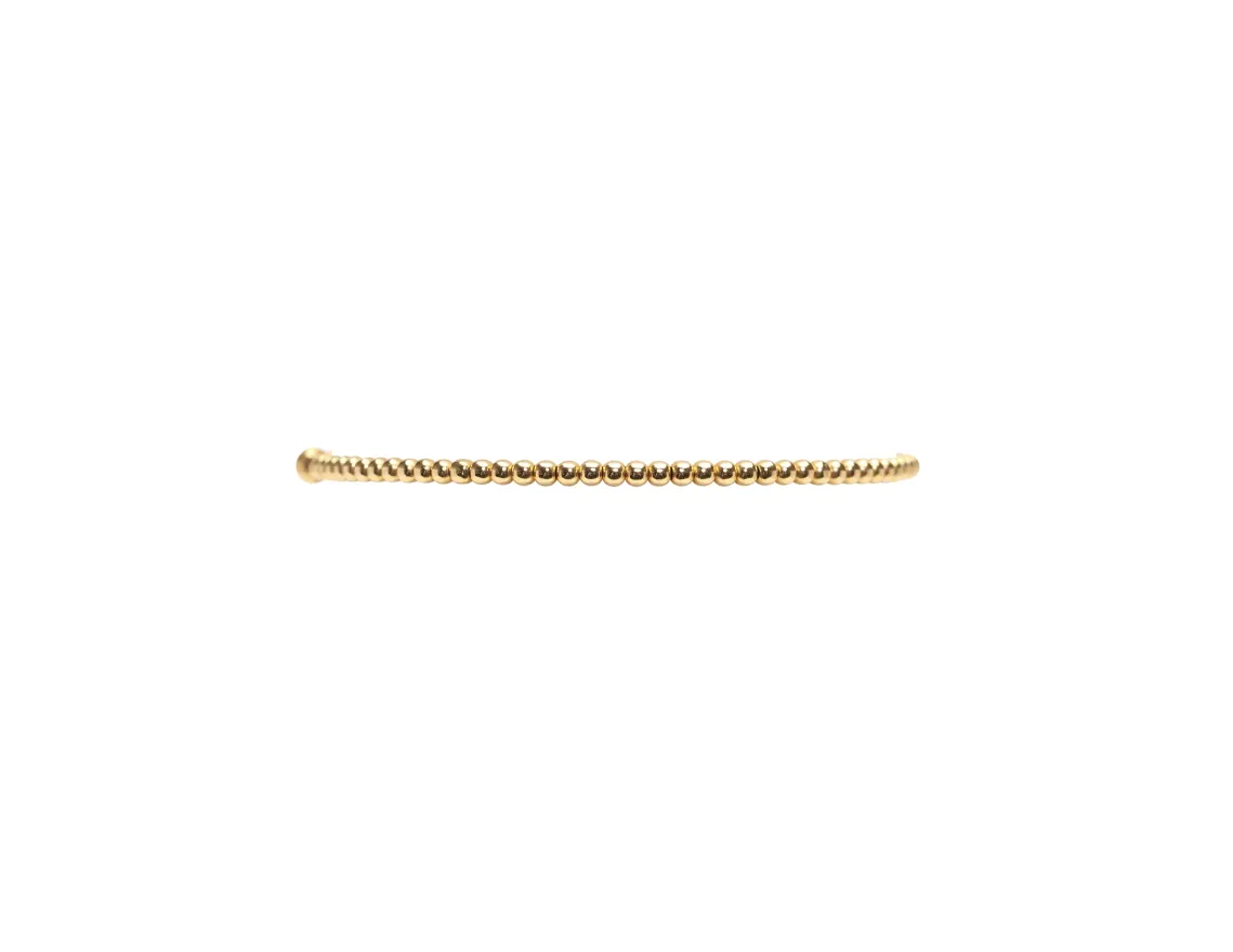 2mm Yellow Gold Filled Bracelet