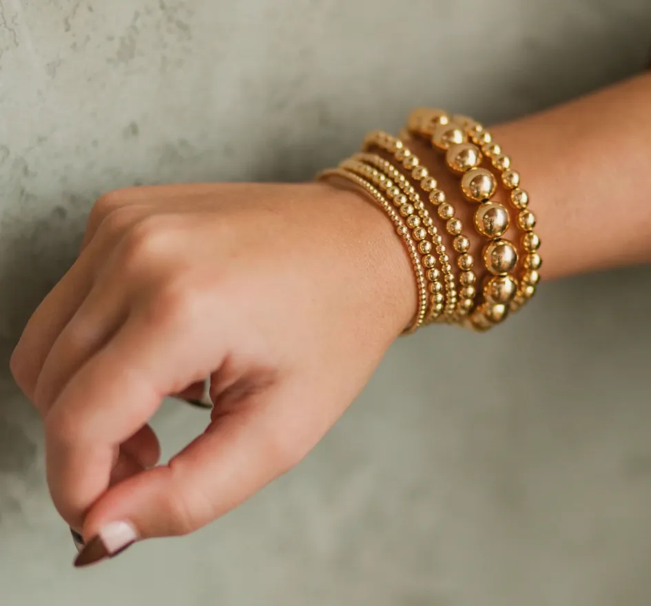 2mm Yellow Gold Filled Bracelet