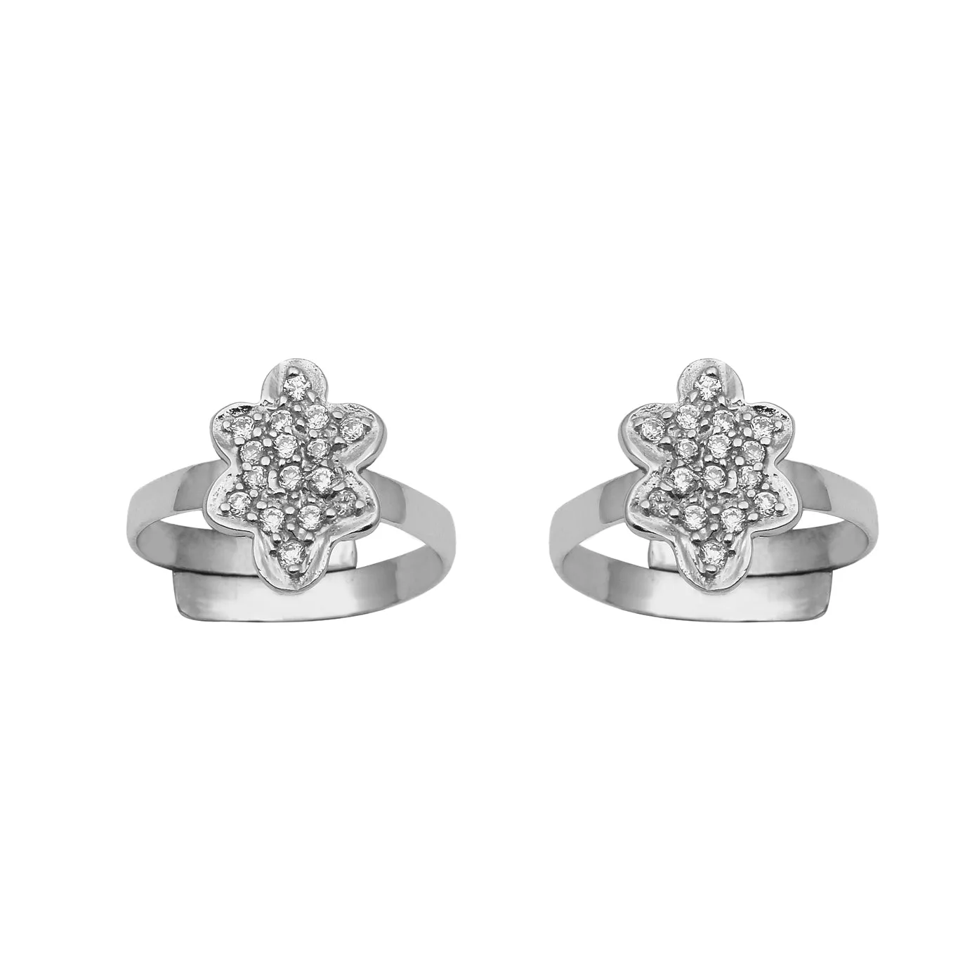 925 Sterling Silver Toe Ring Unique Style Open Adjustable Toe Ring For Women Gross Weight 4.00