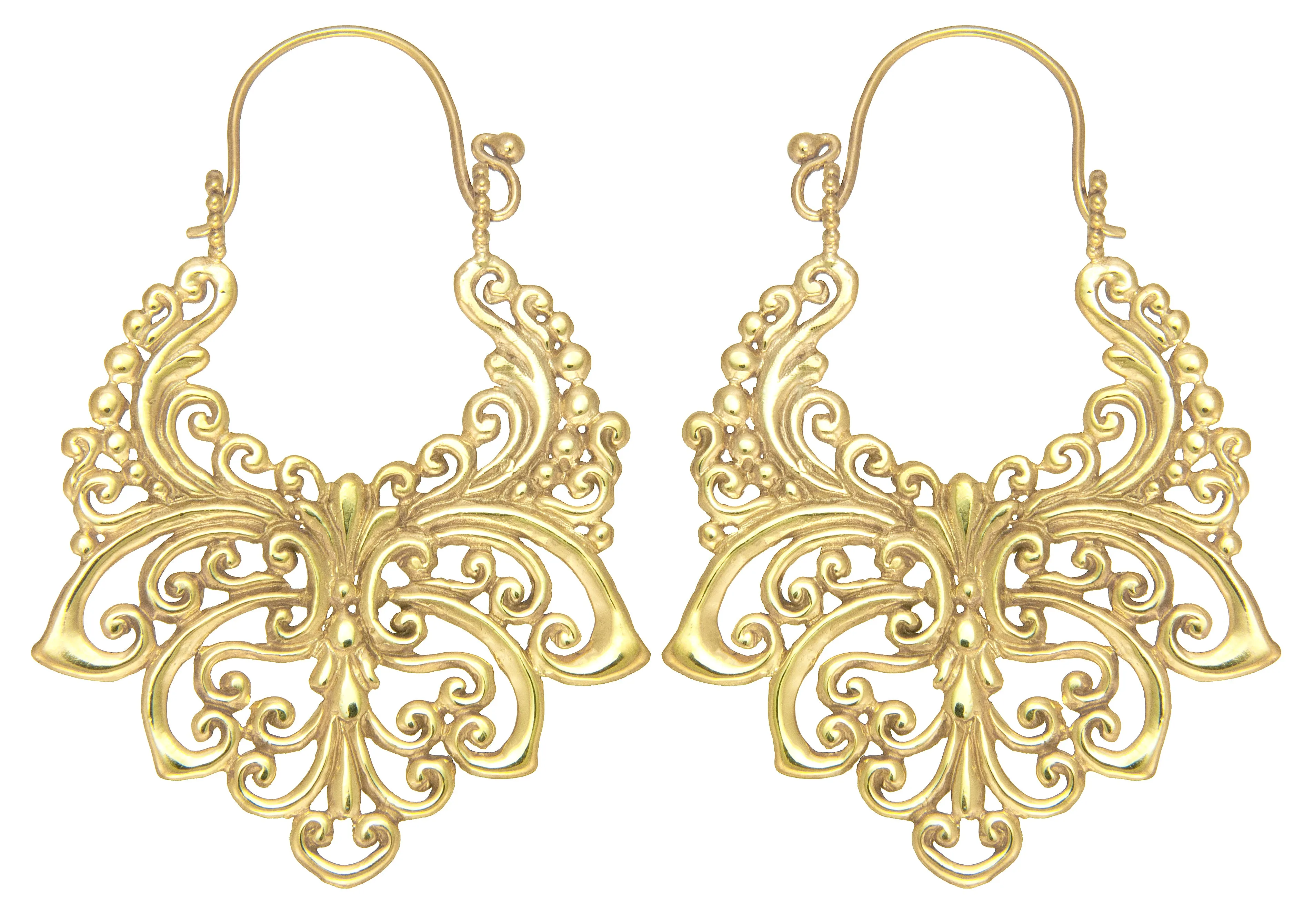 Alam Gold Earrings #9 Large