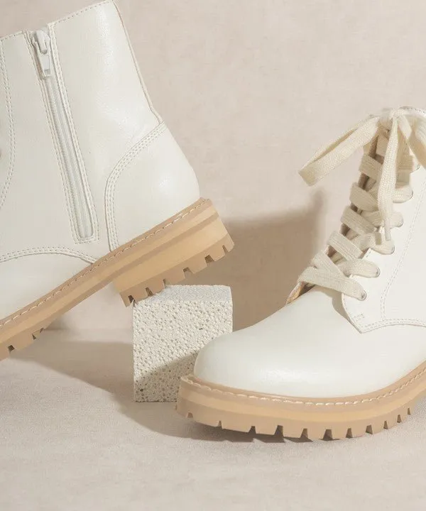 Amora Combat Bootie