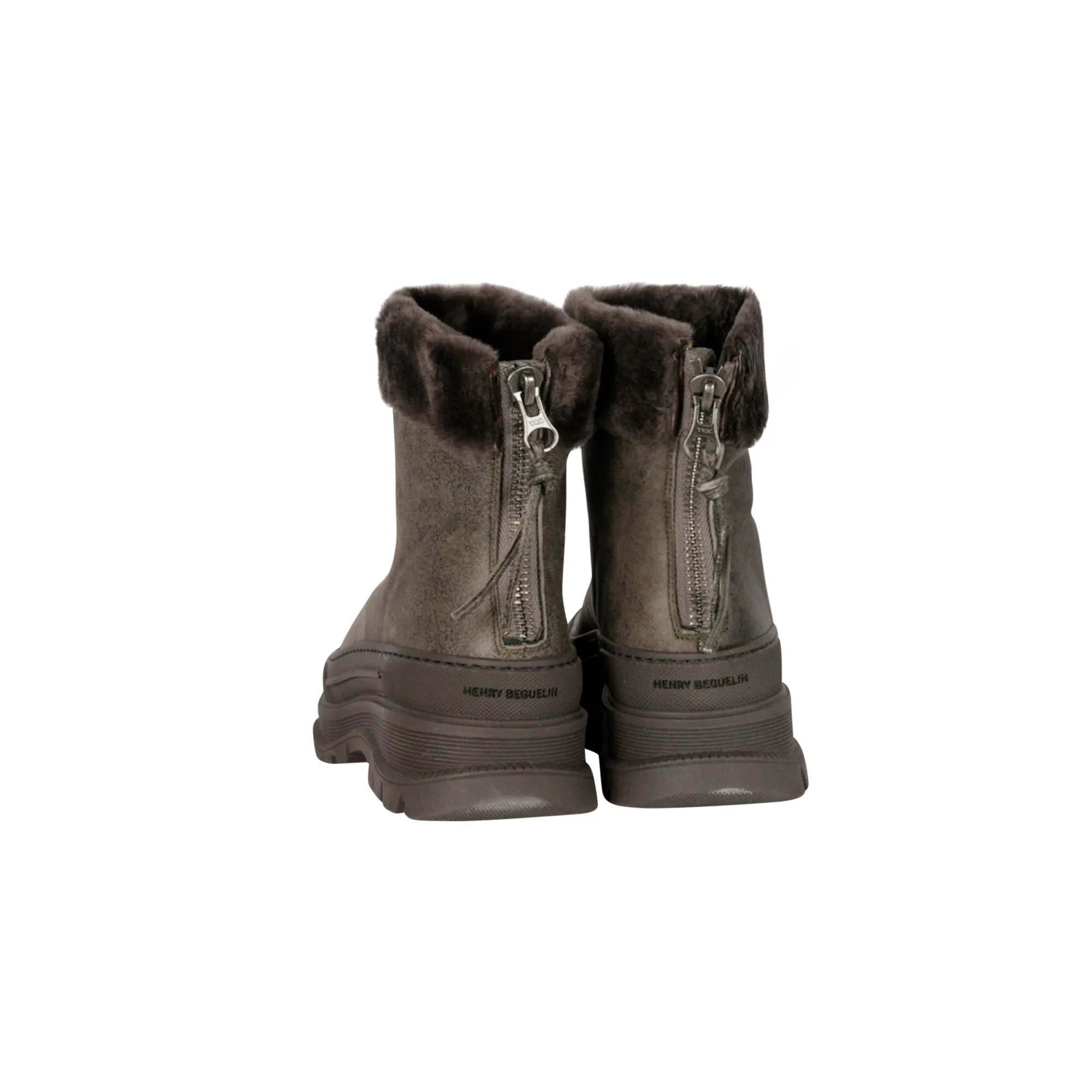 Ankle Boot Montone Cerato Anthracite Brown