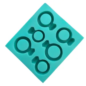 ASSORTED SIZE ENGAGEMENT RINGS MOULD 6 PCS