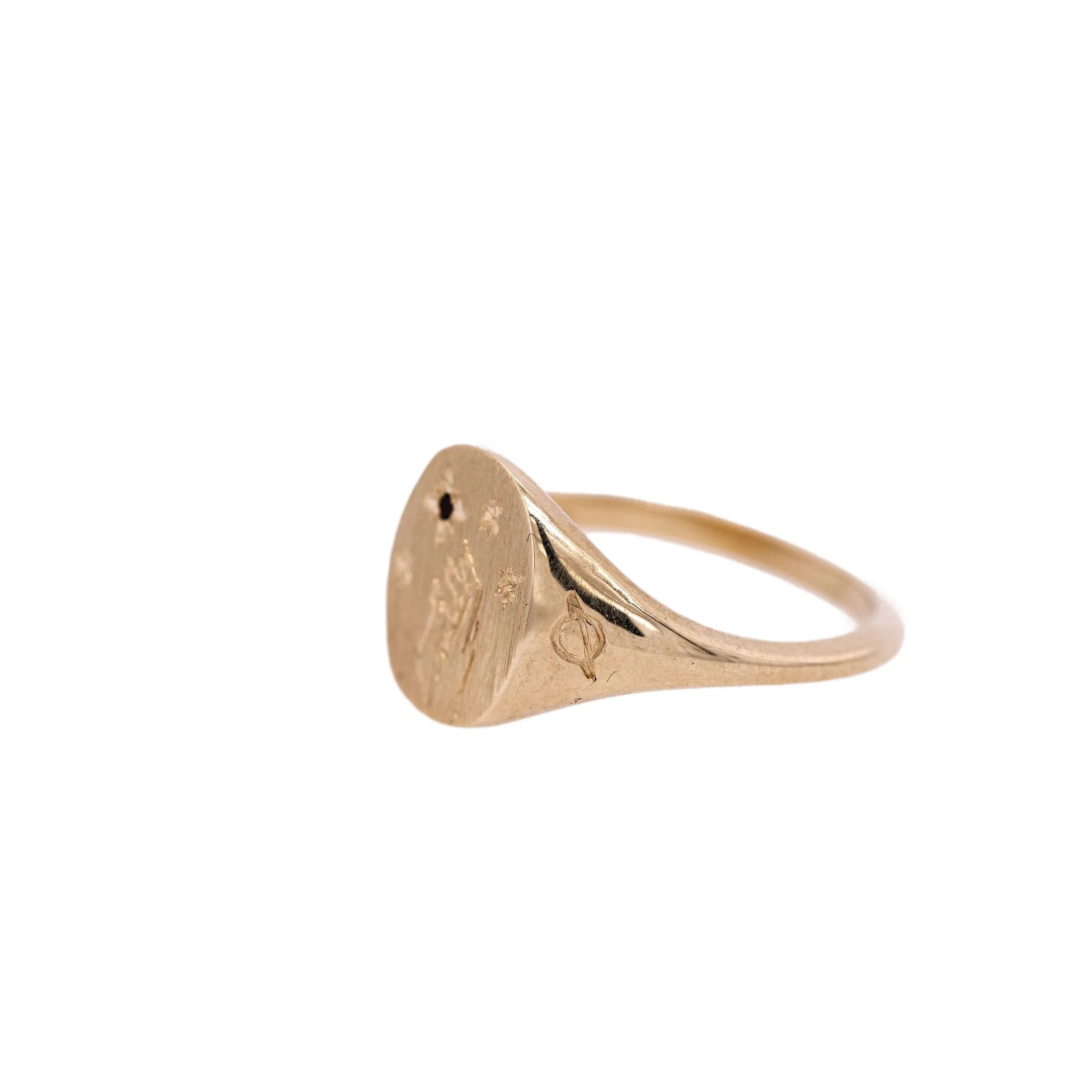 Astral Engraved Signet Rings