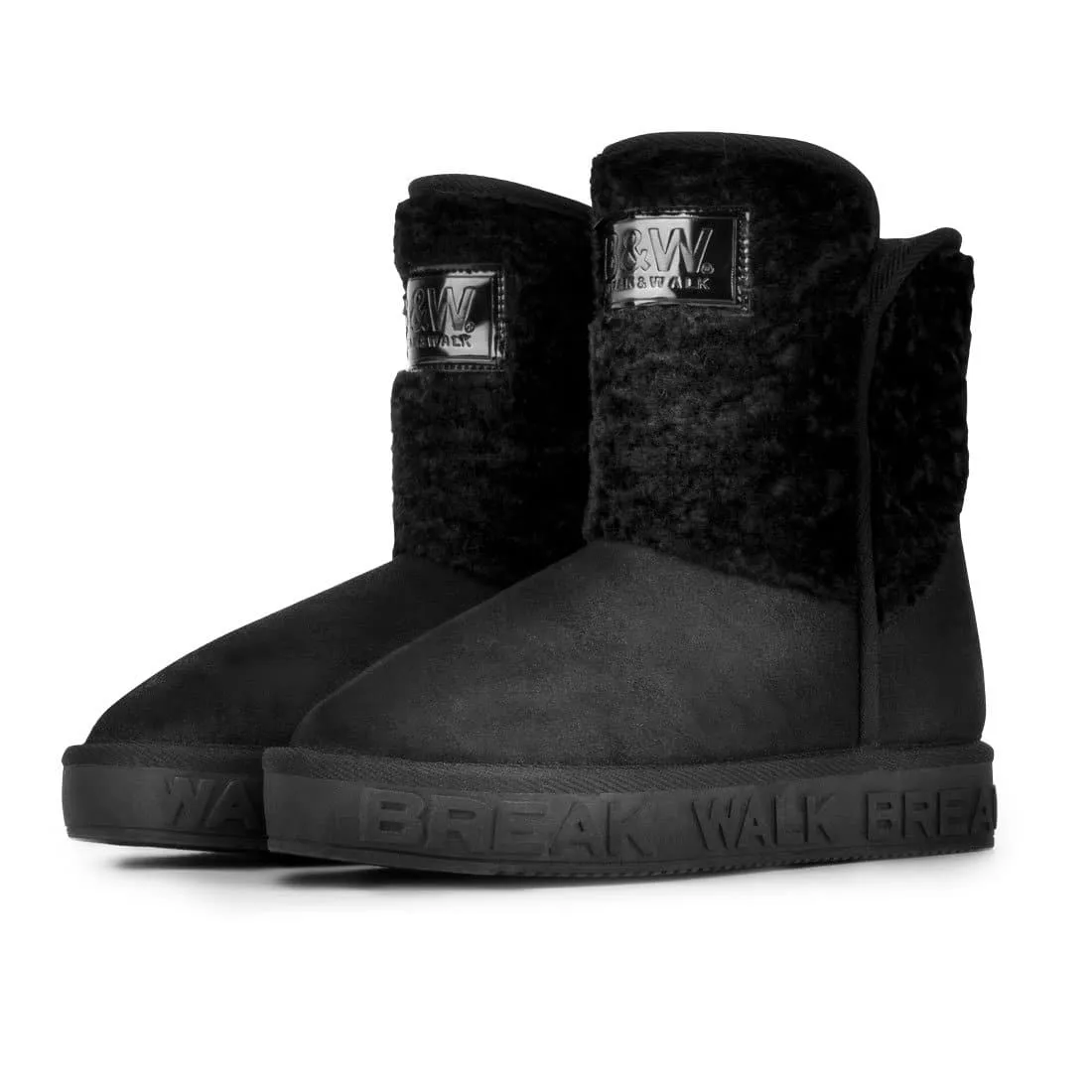 Australian Booties Nikku Fur Black