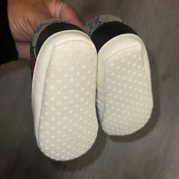 Baby brand new black  Gucci bootie shoes  size 6-12months