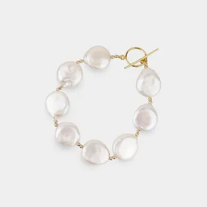 Baroque Pearls Bracelet Modern Silver Jewelry