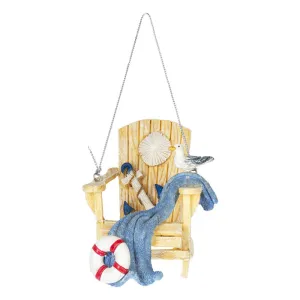 Beach Chair Ornament, 2 Styles