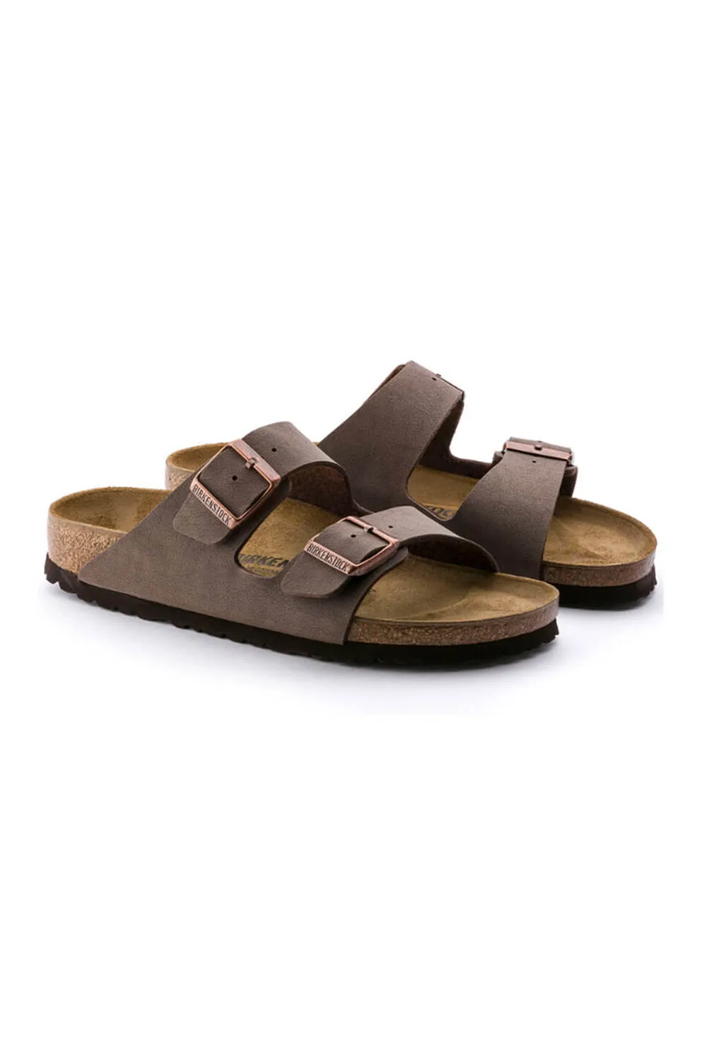 Birkenstock Arizona Birkibuc Sandals for Women in Mocha | 151181