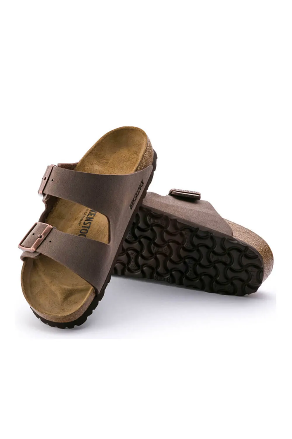 Birkenstock Arizona Birkibuc Sandals for Women in Mocha | 151181