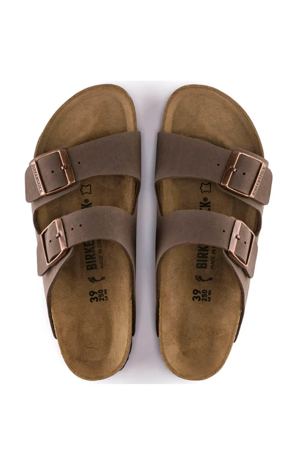 Birkenstock Arizona Birkibuc Sandals for Women in Mocha | 151181