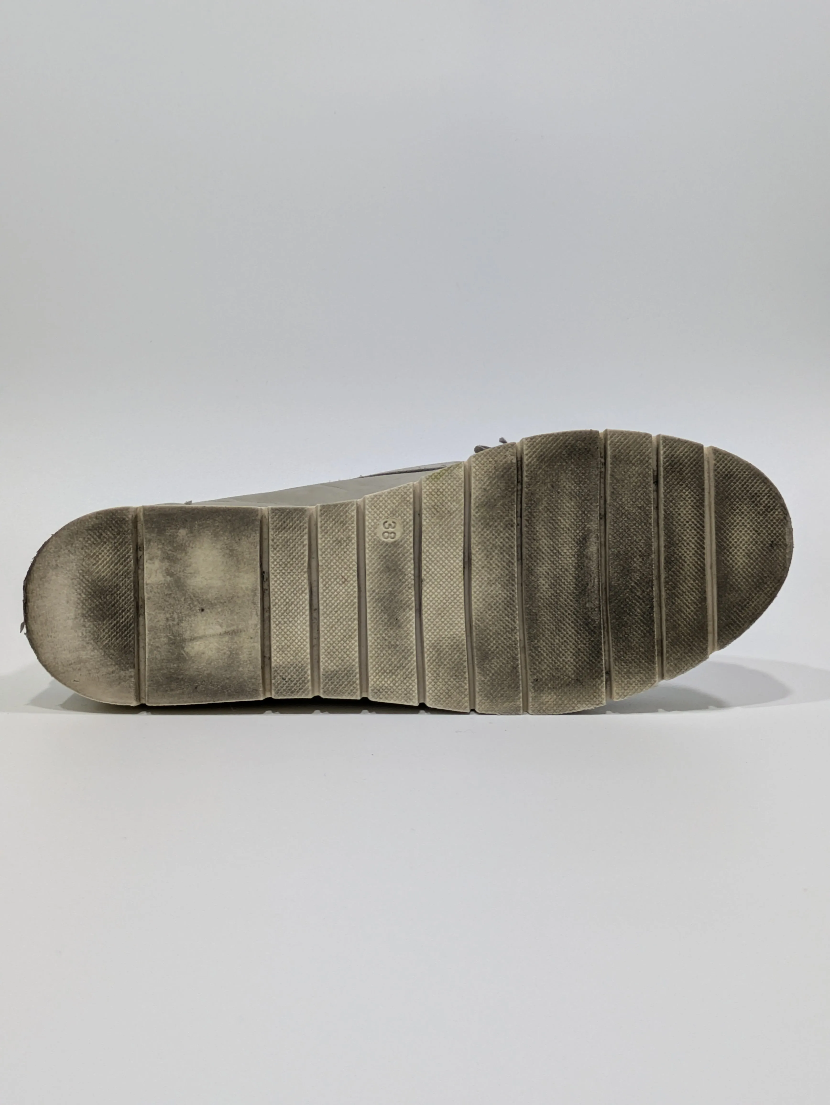 Carl Scarpa Lucentia Grey Leather Wedge Loafers – UK 5 / EU 38 / US 7