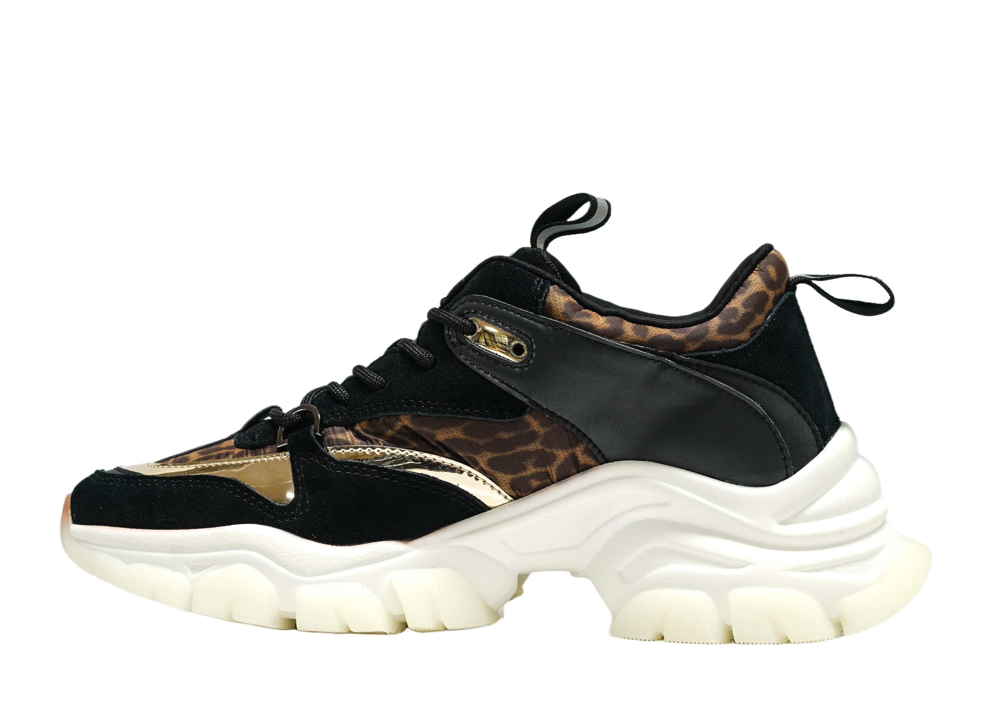 Cesare Paciotti 4US Women’s Black Mirror Sneaker BB7040