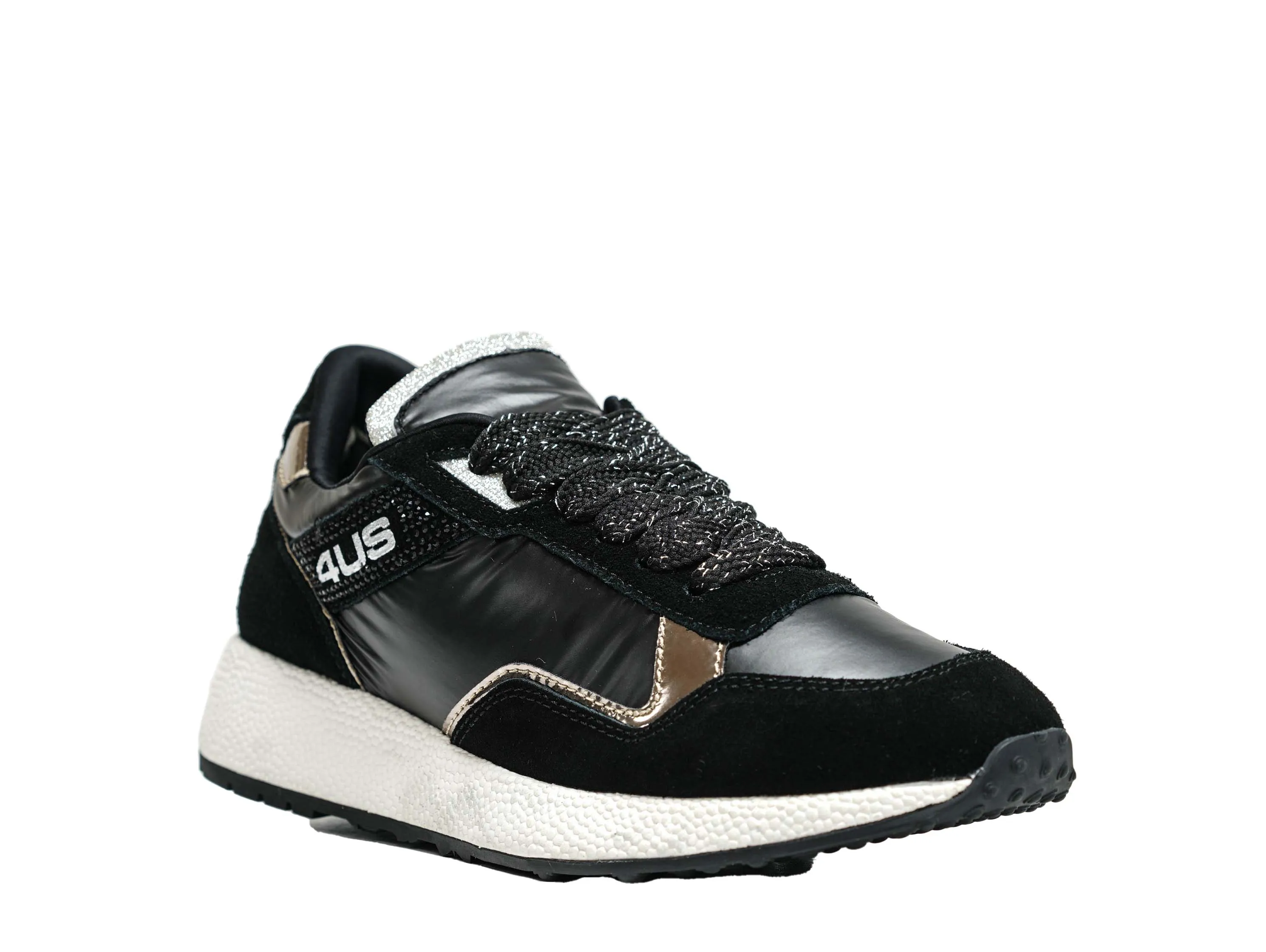 Cesare Paciotti 4US Women’s Black Sneaker BB7022 40% OFF
