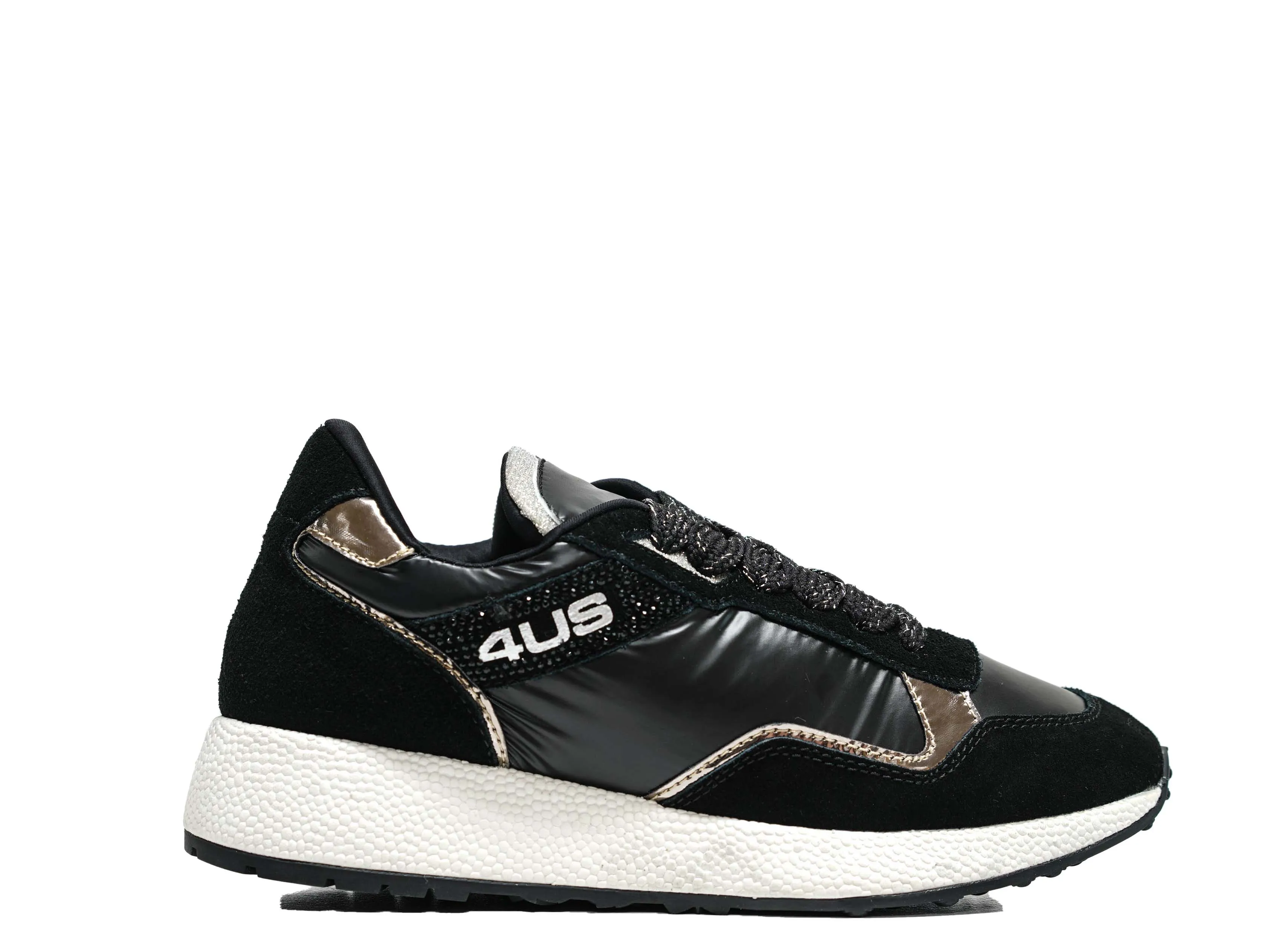 Cesare Paciotti 4US Women’s Black Sneaker BB7022 40% OFF