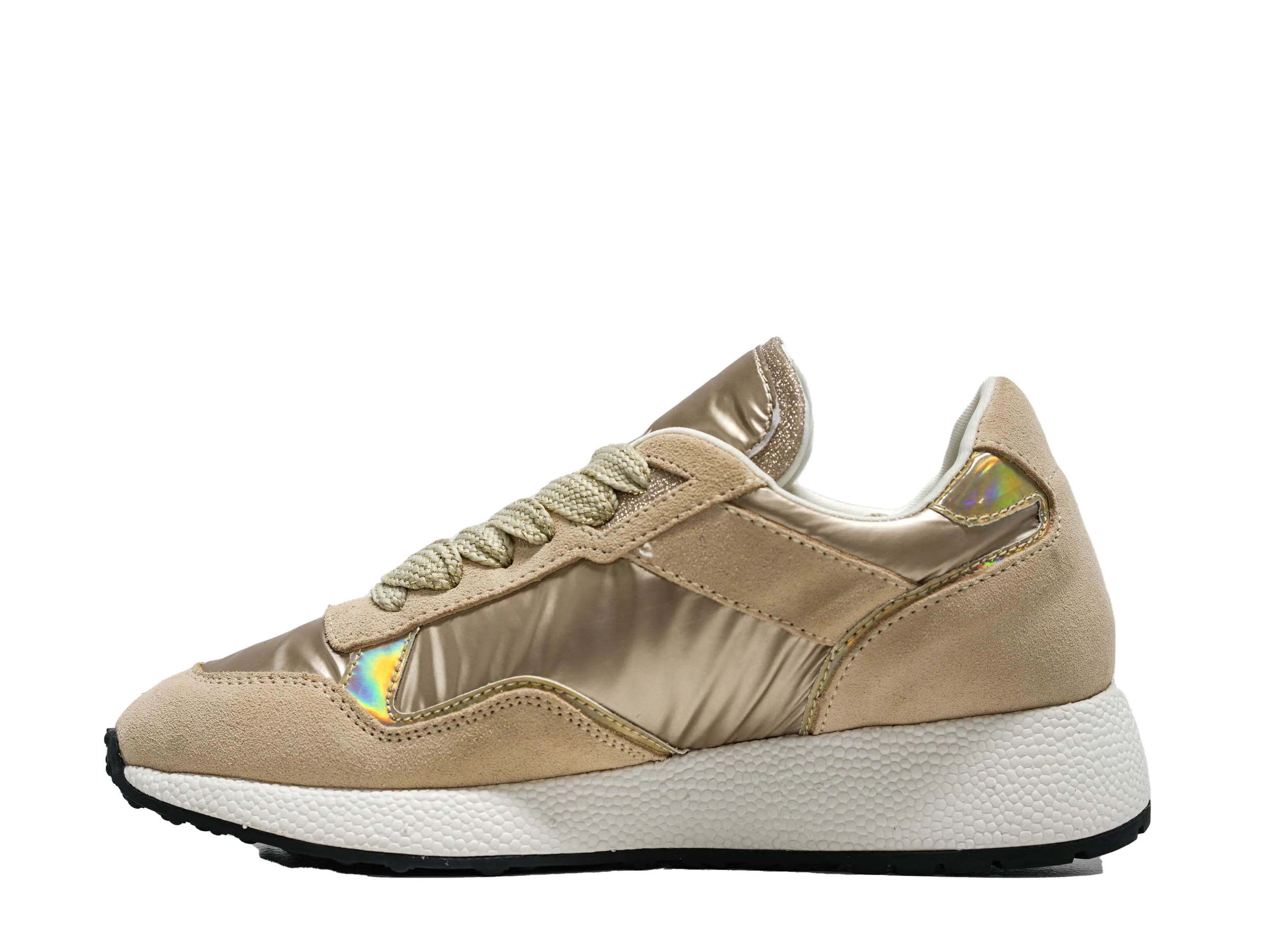 Cesare Paciotti 4US Women’s Rose Gold Nylon Sneaker BB7022 40% off