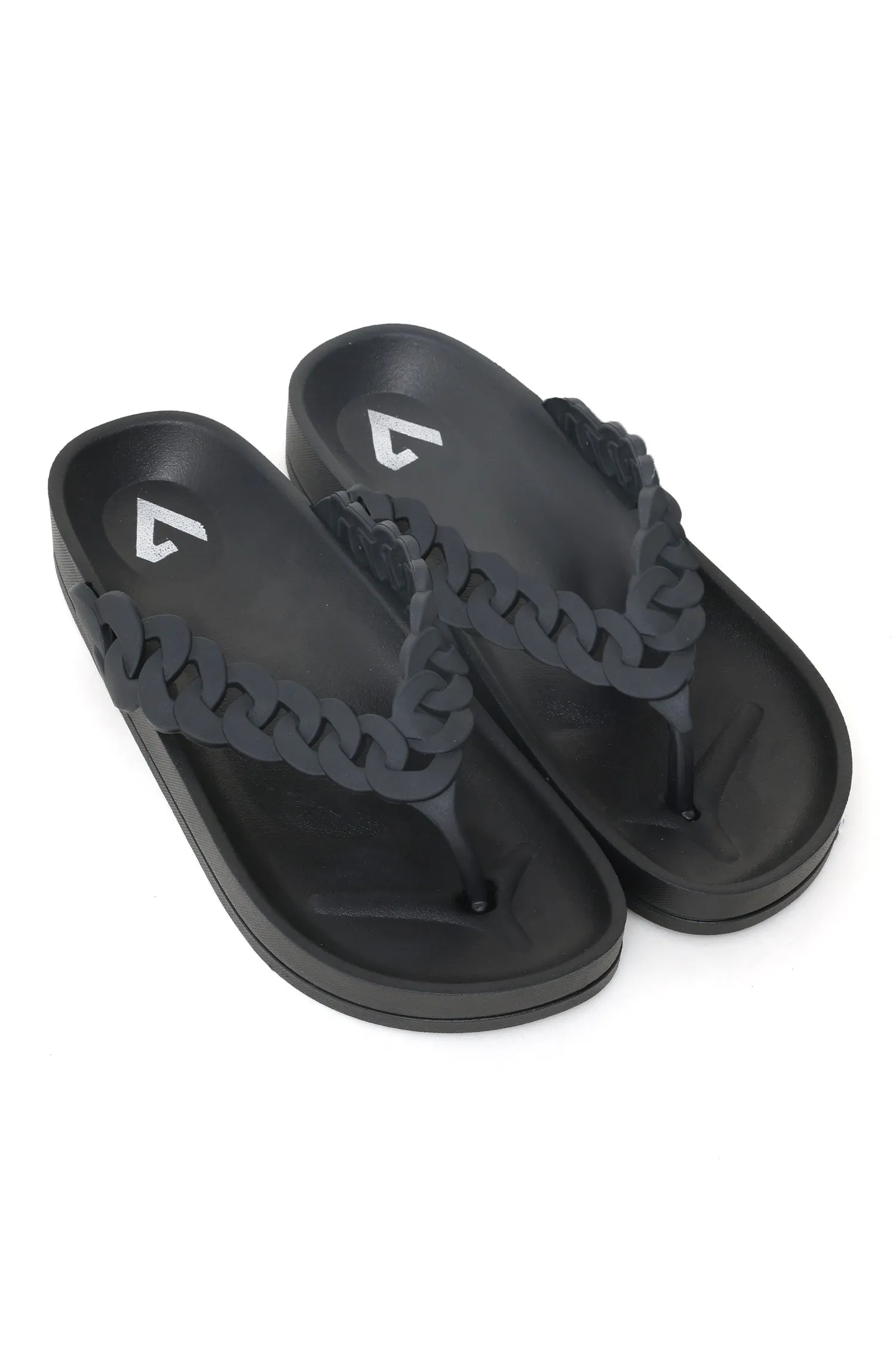CHIC FLIP-FLOPS-BLACK