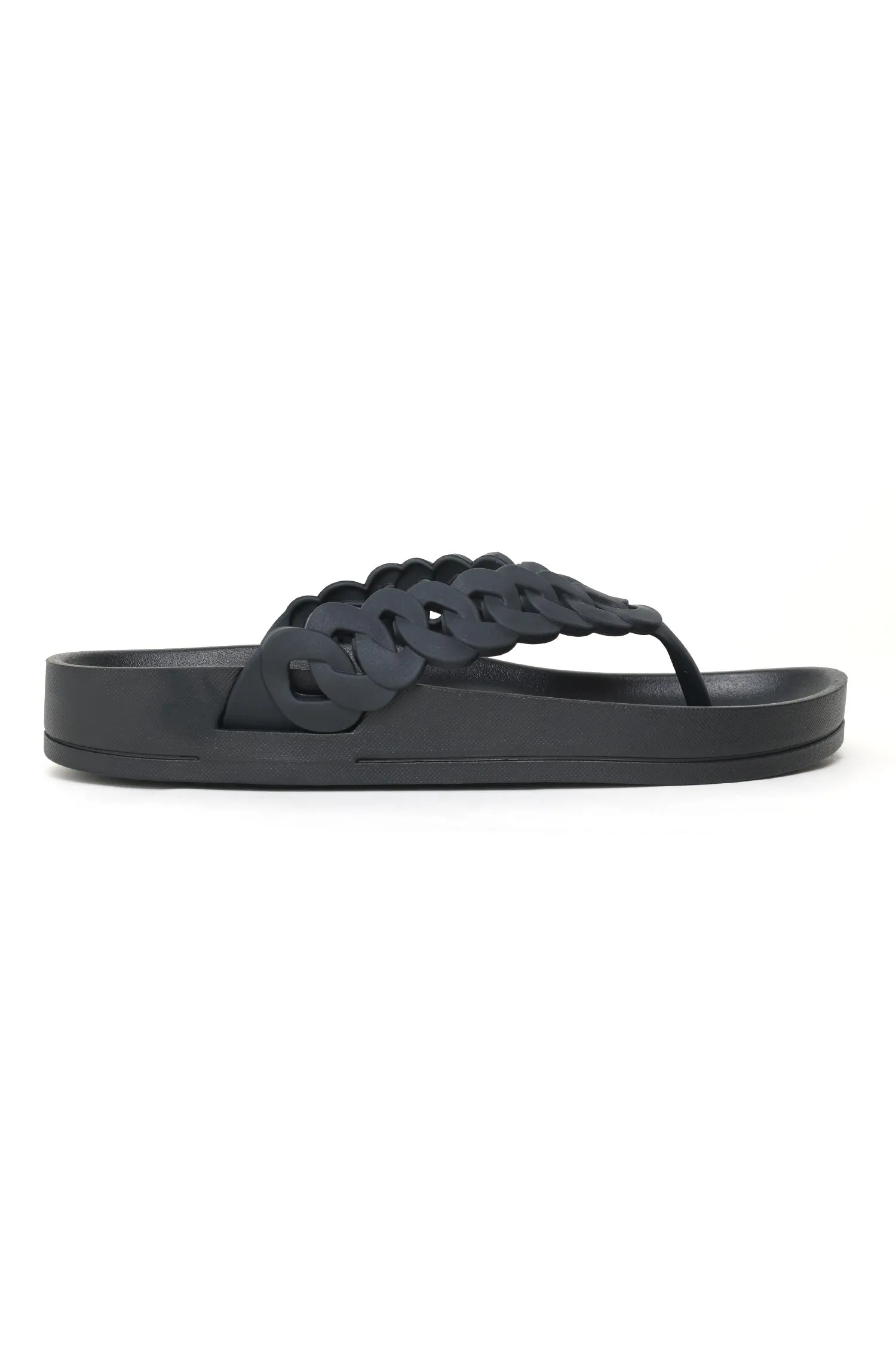 CHIC FLIP-FLOPS-BLACK