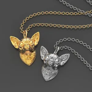 Chihuahua Breed Jewelry Heart Pendant