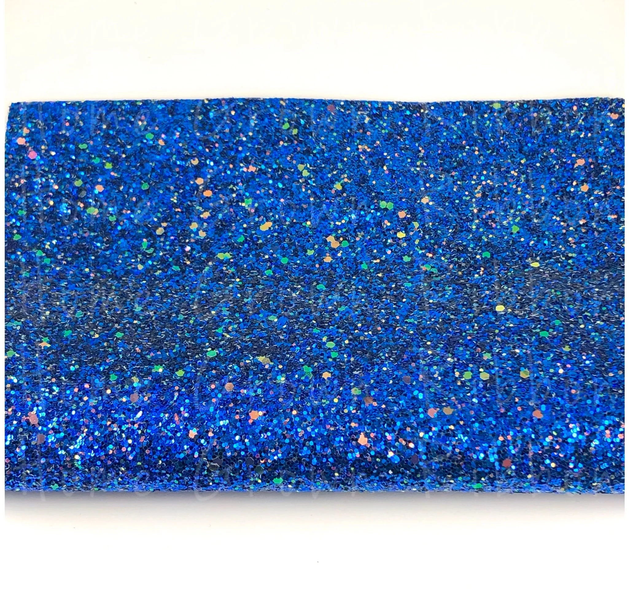 Chunky Glitter Sheet - Royal Blue Holographic