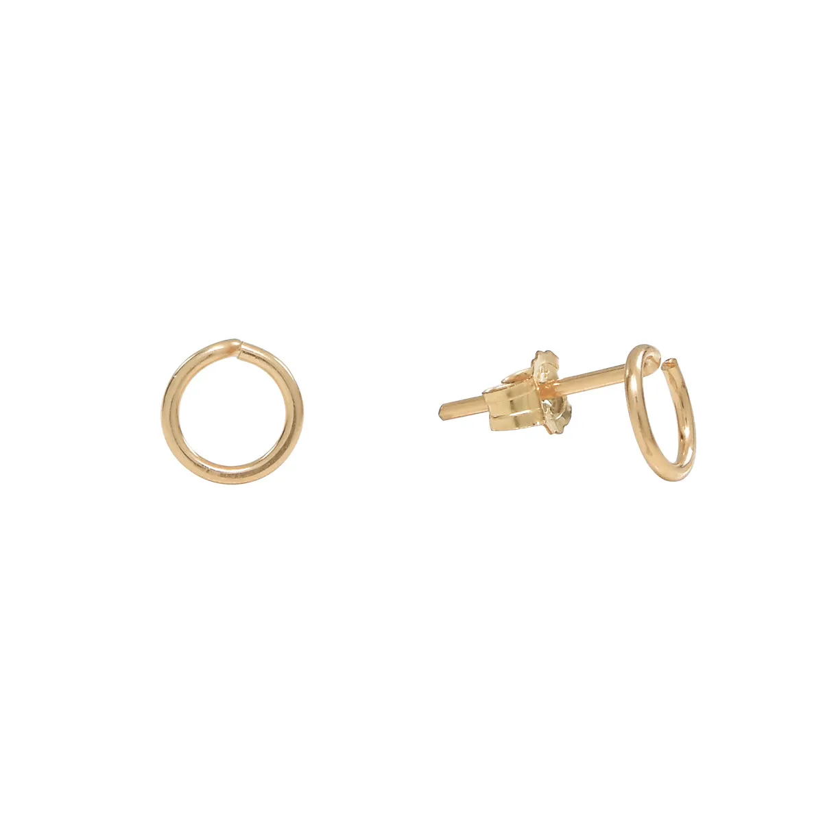 Circle Wirewrapped Studs