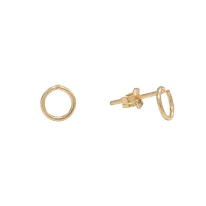 Circle Wirewrapped Studs