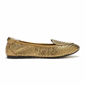 Clapham - Bronze Woven Leather Loafer (EU36 )
