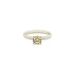 Cognac "Leslie" Solitaire Mount by Anne Sportun