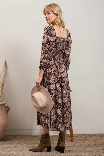 Colors of the Wind Sweetheart Midi Dress