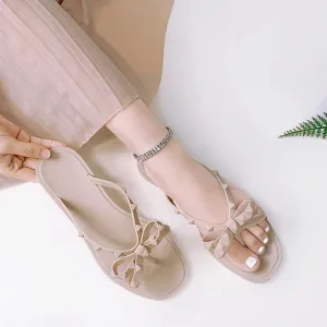 Coquette Rivet Flat Sandals