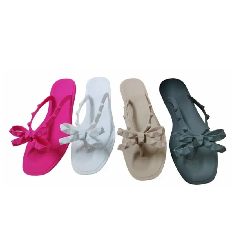 Coquette Rivet Flat Sandals