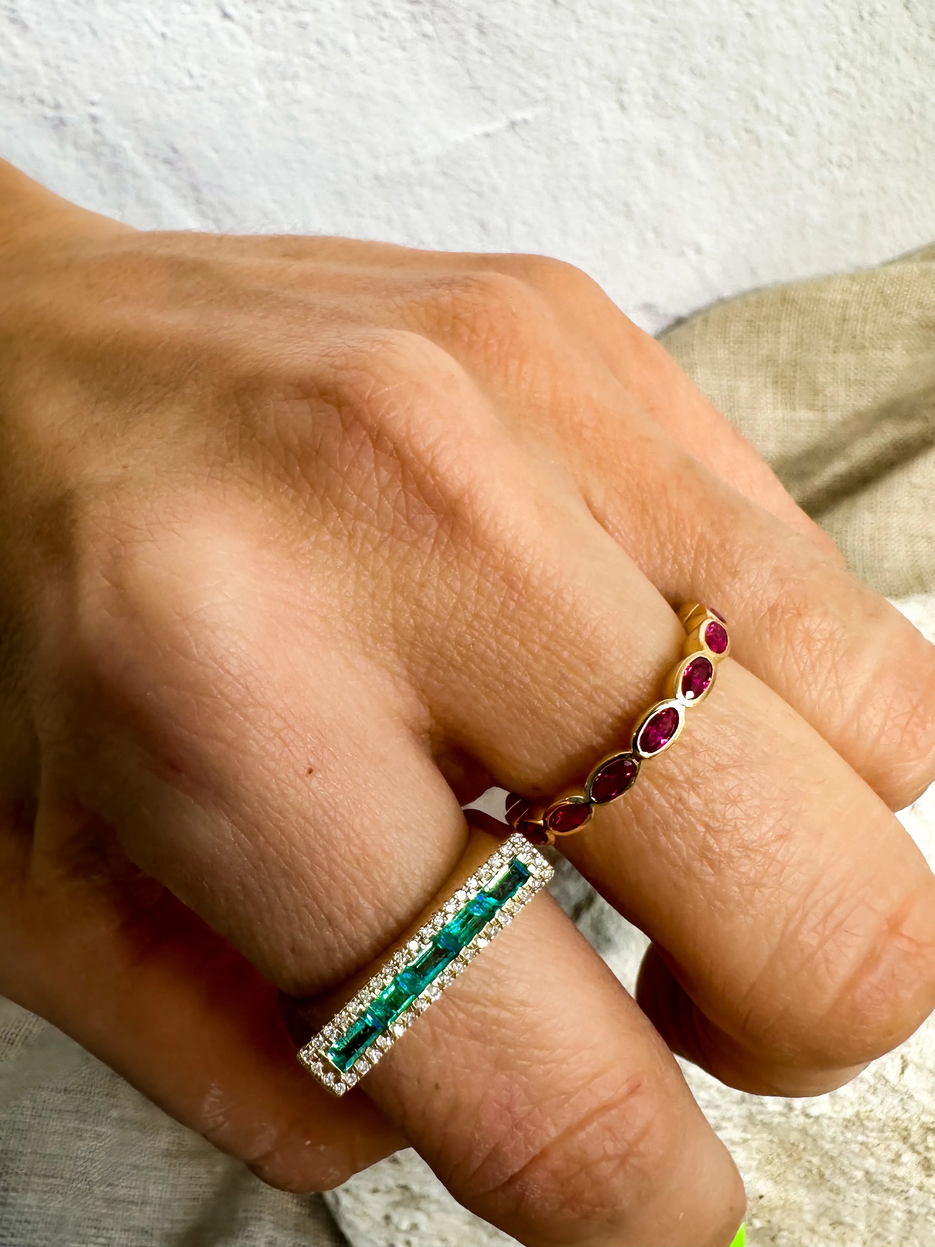 Custom Family Gemstone Rings