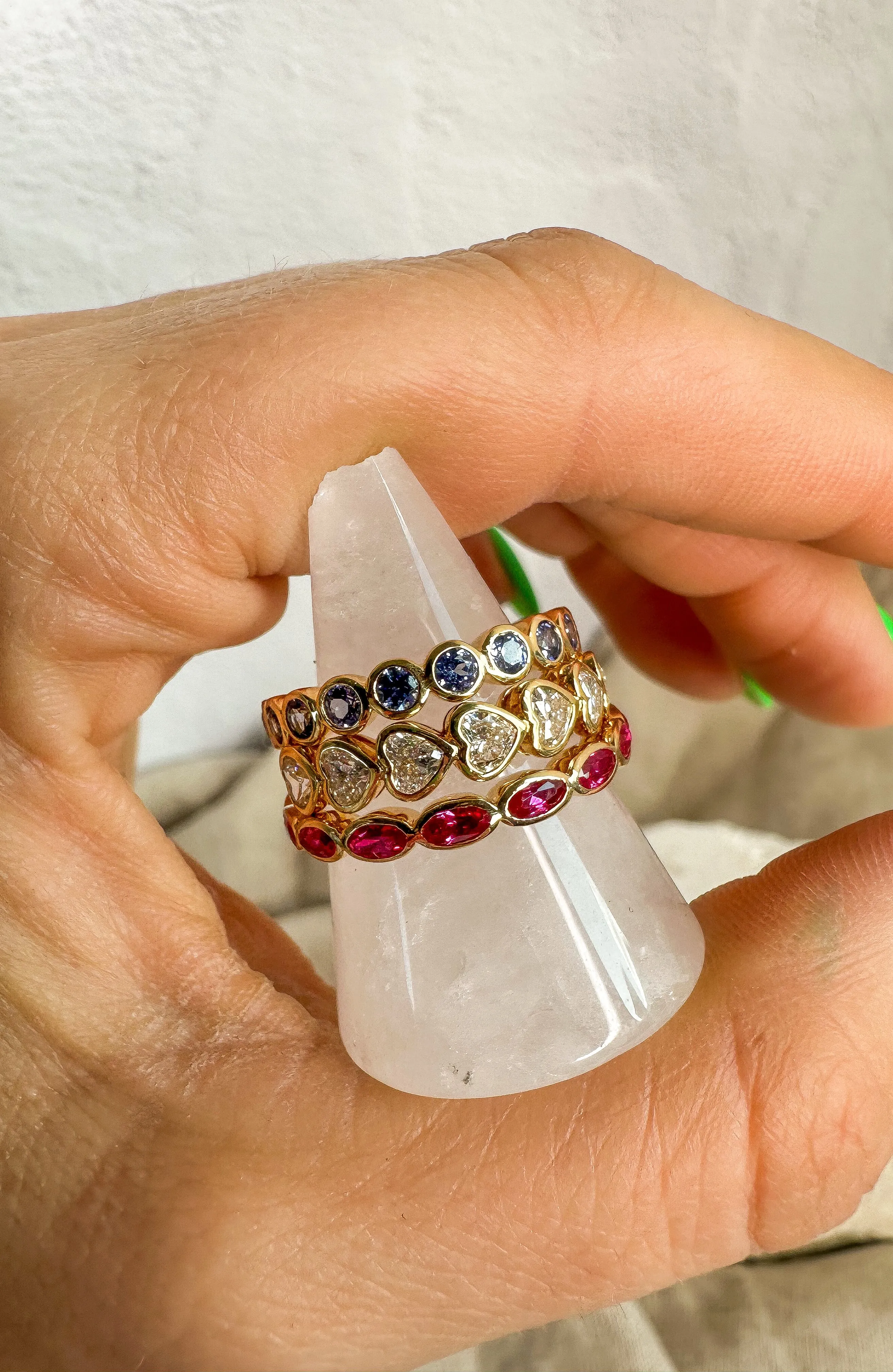 Custom Family Gemstone Rings