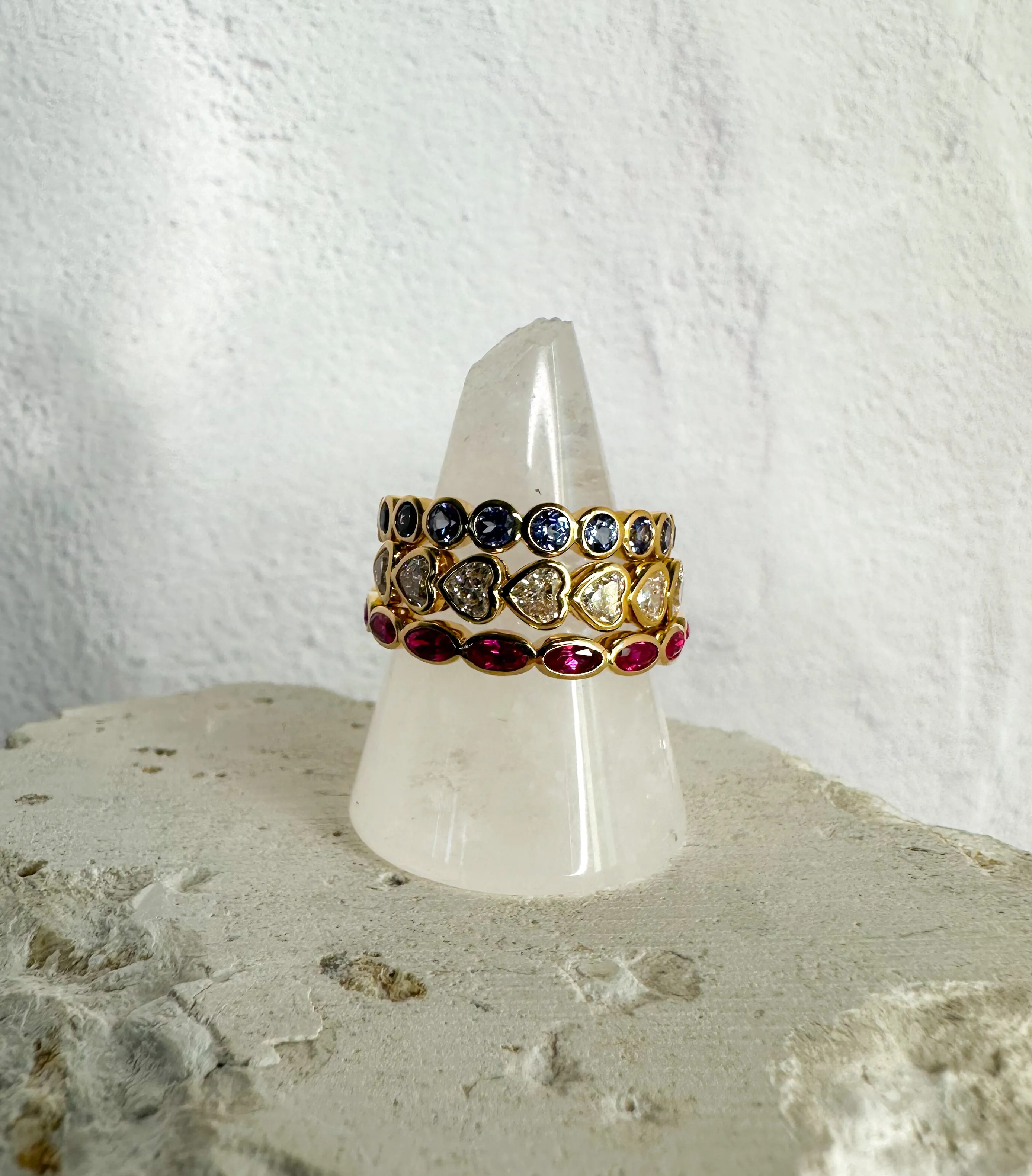 Custom Family Gemstone Rings