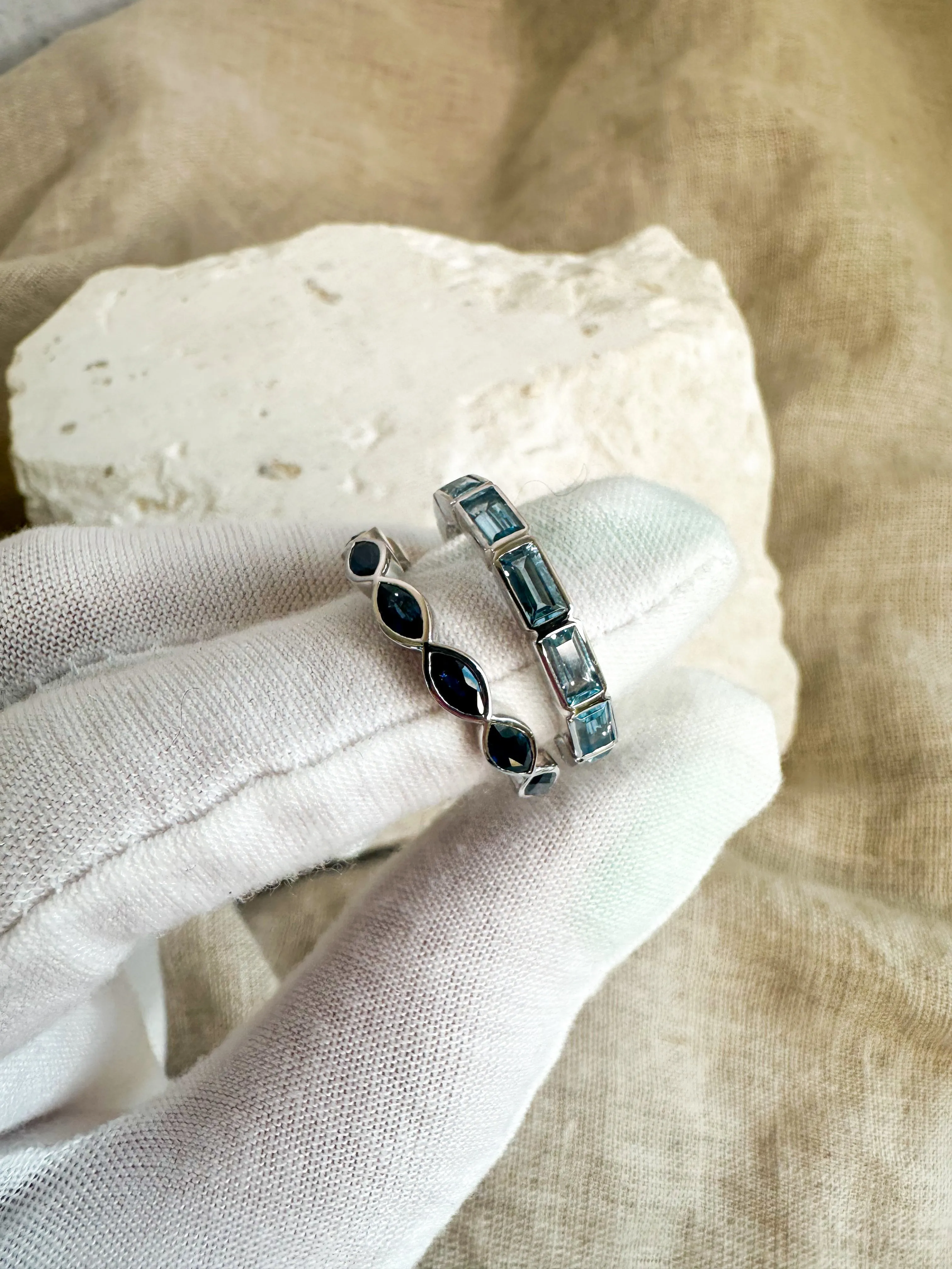 Custom Family Gemstone Rings