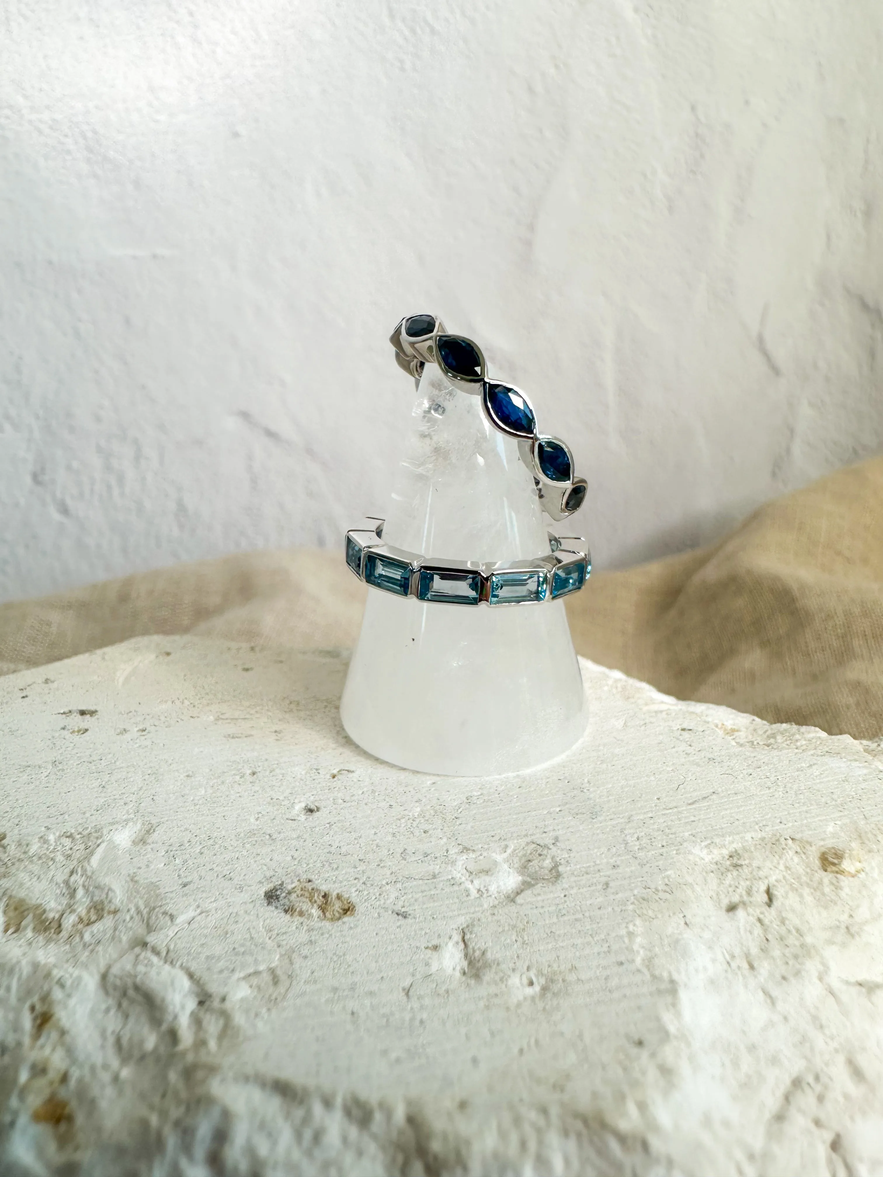 Custom Family Gemstone Rings